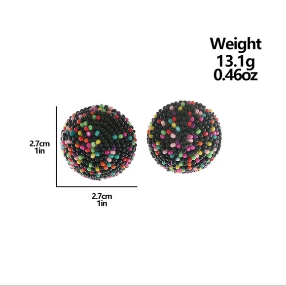 Chocolate Sprinkles Earrings - Picture 4 of 4